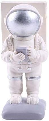 Daliuing Cep Telefonu Braketi Gümüş Astronot Reçine 5. 5x9x13cm