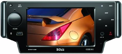 BOSS Ses Sistemleri BV8745B In-Dash USB, SD Kart, Bluetooth ve Ön Panel AUX Girişi ile 5 İnç DVD MP3 CD Geniş Ekran Alıcısı