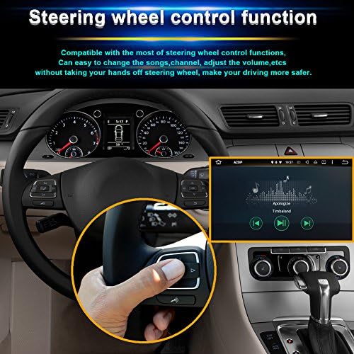 Flynavıgo Android 7.1 Araba Stereo CD DVD Oynatıcı Dash Araba Radyo Kafa Ünitesi ile 8 LCD Bluetooth GPS Navigasyon için Nissan
