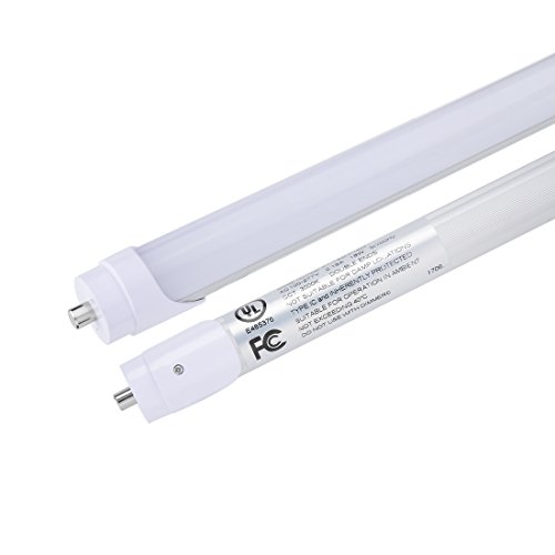 uxcell 10 Pcs T8 4Ft LED tüp lamba FA8 18 W 3000 K Sıcak Beyaz, Çift-End Powered, Buzlu Kapak, T8 T10 T12 floresan ampuller Yedek,