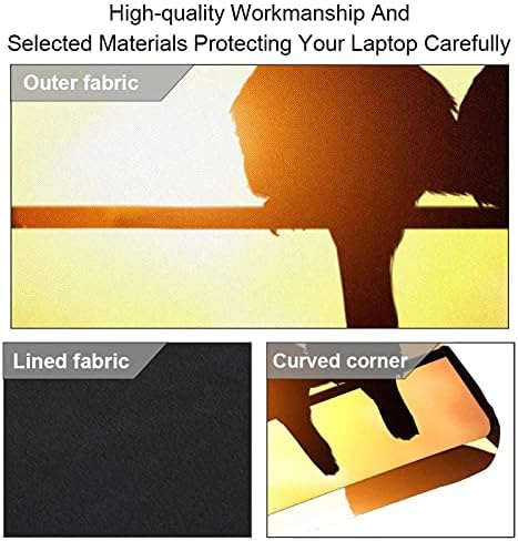 Laptop Case Sunrise Kuş Aşk 13-13.3 inç MacBook Pro ile Uyumlu, MacBook Hava, Dizüstü Bilgisayar 11x14.5x1. 2in