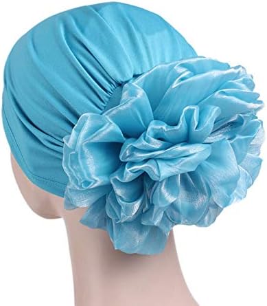 Kadınlar çiçek elastik türban Beanie başörtüsü wrap Kemo Cap şapka kanser hastası için
