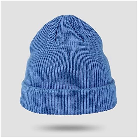 CBONGHUA Kış şapka Düz Renk Sıkma Unisex Sıcak Tutmak Skullies Beanies Kore Versiyonu Esneklik Sonbahar Kış Kayak Kap Kış Şapka