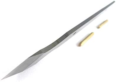 Mikov V2003015 İşlenmeyen Çift Konik İşaretleme Bıçağı Kiti Bıçak Parmak Girintileri ile 0.100 İnç Kalınlığında Bıçak 1/2 İnç