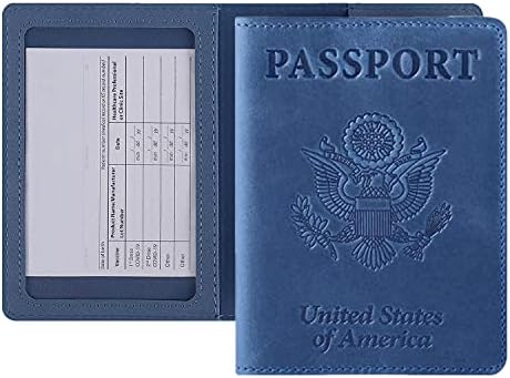 Pasaport Cüzdan Pasaport Kapakları, labato Yükseltilmiş Pasaport ve Aşı kart tutucu Combo, aşı Pasaport Sahipleri PU Deri Cüzdan