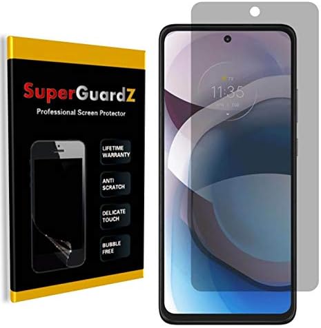 S. G. Motorola Moto G 5G / Motorola One 5G Ace Ekran Koruyucu [Gizlilik Anti-Casus], SuperGuardZ, Parlama Önleyici, Çizilmez,