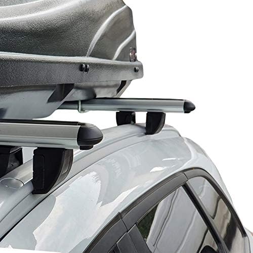 RE & AR Tuning Çapraz Bar Ford Transit 2014-2021 ıçin Çatı Raflar Araba Üst Bagaj Taşıyıcı Rayları Alüminyum Gri