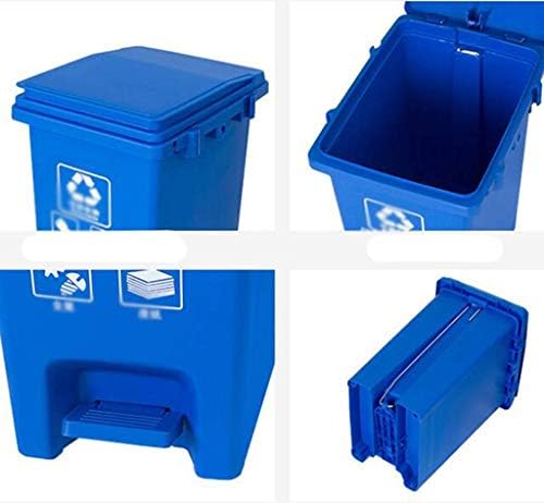 LYD Çöp Kutusu, Çöp Kovaları Açık Çöp Konteyneri, Park Street School Geri Dönüşüm Kutuları Plastik Büyük Çöp Kovaları Veranda