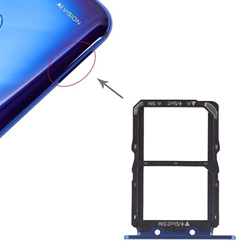 CHENZHIQIANG Cep Telefonu Tamir Parçaları Yedek SIM Kart Tepsi + SIM Kart Tepsi ıçin Huawei Onur Görünüm 20 (Onur V20) (Siyah)