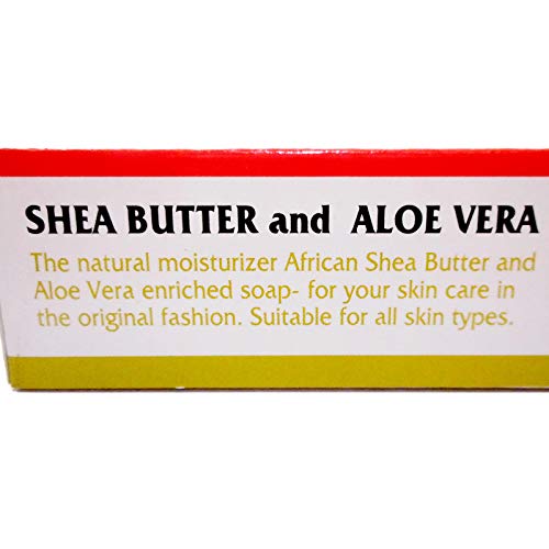Madina Afrika Siyah Sabun Shea Yağı ve Aloe Vera, 3.5 oz