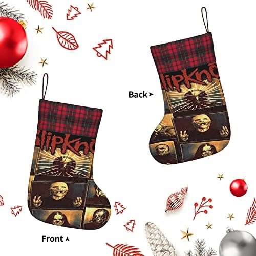 2972 Slipknot Beyin Reaper Kişiselleştirilmiş Noel Asılı Çorap Santa Ev Partisi Tatil Noel Ağacı Şömine Dekorasyon için