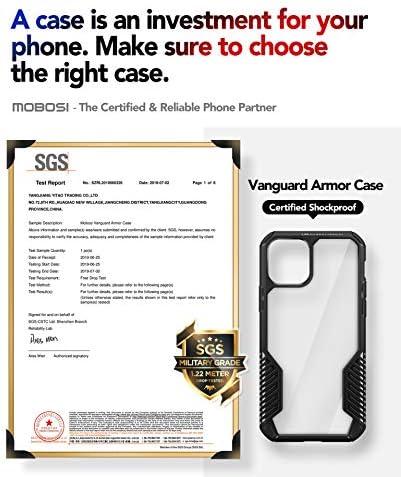 MOBOSI Vanguard Zırh iPhone ile Uyumlu 12 Pro Max Durumda, Sağlam Cep Telefonu Kılıfları, Ağır Askeri Sınıf Darbeye Dayanıklı