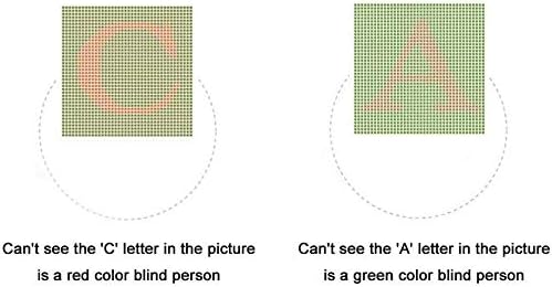 XJWWW-URG Renk Körü Düzeltici Gözlük için Kırmızı-Yeşil Körlük, orta Güçlü Sınıf Gözlük için Renk Görme Bozukluğu, renk Zayıflığı,