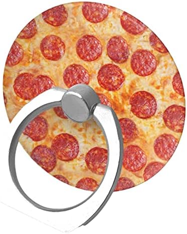 3D Pizza Pepperoni Cep Telefonu Halka Tutucu 360 Derece Dönen Parmak Yüzük Standas Cep Telefonu Braketi