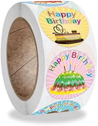 100-500 pcs 2.5 cm Doğum günü pastası Mutlu Doğum Günü Çıkartmalar için çocuk oyuncakları Parti Hediye Dekorasyon Sızdırmazlık