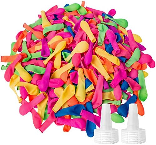 Acerich Dolum Kitleri ile 1000 Paket Su Balonları, Lateks Sonra Bomba Balonlar Sıçrama Eğlenceli, Çocuklar ve Yetişkinler için