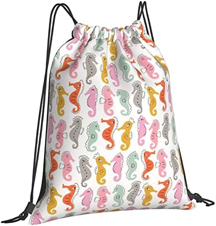 Denizatı ipli sırt çantası, spor salonu Sackpack çanta Yoga spor yüzme seyahat plaj için