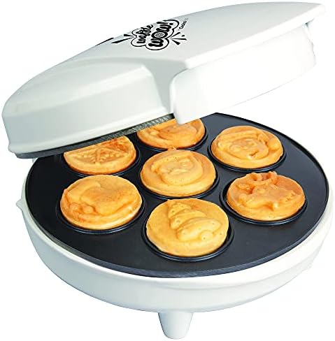 6 Yenilebilir Gıda İşaretleyicili Noel Tatili Waffle Makinesi-Lezzetli Dekore Edilmiş Krep veya Waffle ile X-Mas Kahvaltısını