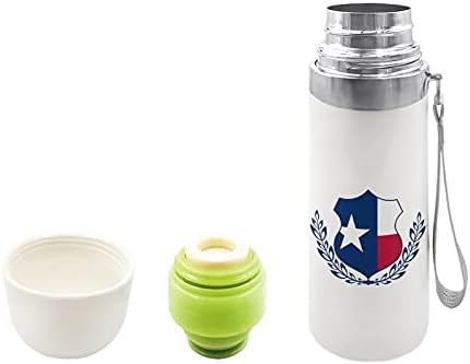 Texas bayrağı 20 FLOZ paslanmaz çelik su şişesi seyahat vakum yalıtımlı spor kahve kupa