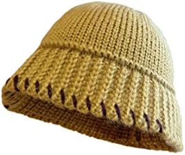 ATHX örgü kova kapaklar kablo Bere kış sıcak hımbıl şapka kadınlar için