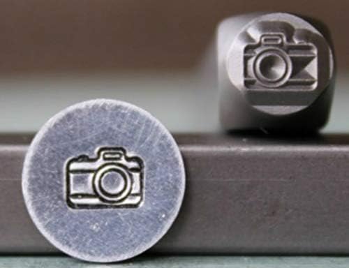6mm Kamera Metal Yumruk Tasarım Takı Damga