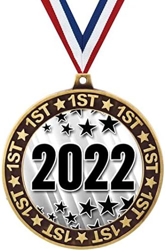 2.75 2022 1. Lik Madalyası-Beyaz ve Siyah 2022 Birincilik Kazanan Madalya Ödülü Prime