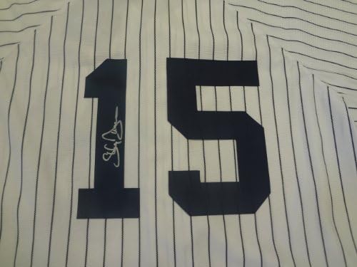 Shelley Duncan İmzalı New York Yankees Pinstripe Jersey W/KANIT, Shelley'nin Bizim için İmzaladığı Resim, New York Yankees, Cleveland