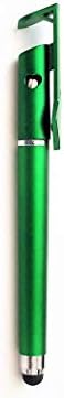 Tükenmez Kalem Yeşil ile LG G6 Smartphone için Shot Case 3 in 1 Stylus Kalem Tutucu