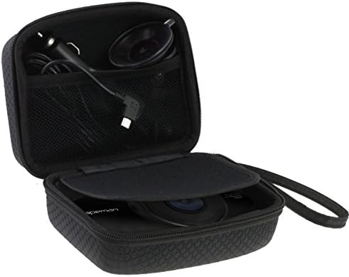 Navitech Siyah Cep/Taşınabilir/Mobil Yazıcı Taşıma Çantası Canon Ivy Cep Yazıcısı ile Uyumlu (Kablo ve Baskı Kağıdı ile Uyumlu