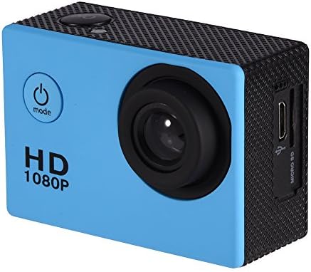 Eylem Video Kamera 12 M,30 m Sualtı Sporları Dijital DV Kaydedici Kamera Kamera 900 mAh Pil ile Fotoğraf Çekimi için(Mavi)