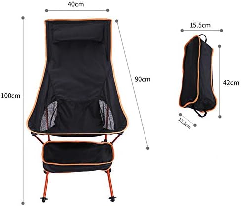 Oceanındw Katlanır kamp sandalyesi-Ultralight Taşınabilir Balıkçılık plaj sandalyesi-Uzanmış Sandalye-Spor Piknik Plaj Yürüyüş