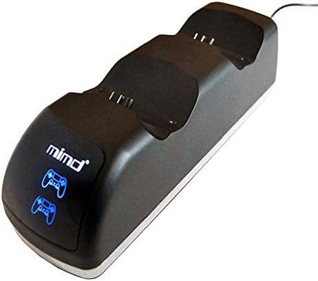 MIMD PS4 Ince Çift Denetleyici şarj Standı ,kablosuz Denetleyici Şarj İstasyonu LED şarj göstergesi Dock Bankası - Şarj İstasyonu