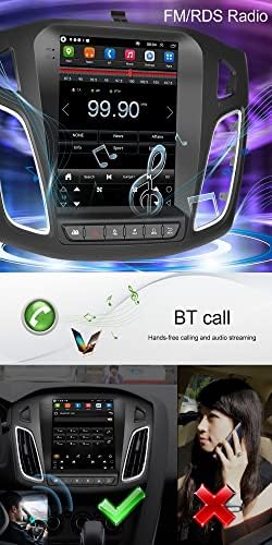 [2G + 32G] Android 10 Araba Radyo GPS için Ford Focus 2012 2013 2014 2015 2017 2018, 9.7 İnç Dikey Bluetooth Araç Radyo