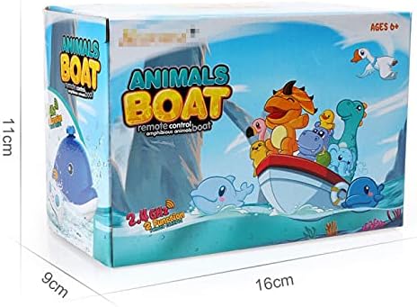UJIKHSD Amfibi Karikatür Ördek Sarı Ördek Yavrusu RC Tekne Yüzme Havuzu Küvet banyo Oyuncakları RC Yat USB Şarj ile Yaz Açık