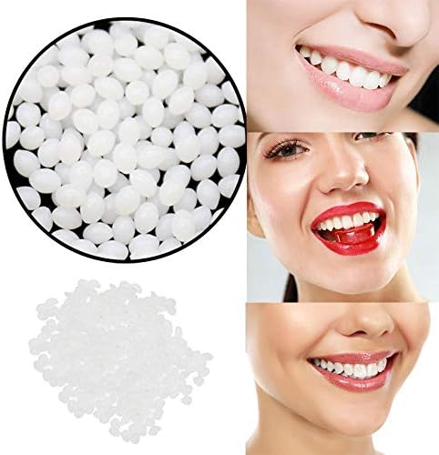 Tpıngfe Geçici Diş Tamir Kiti Moldable Termal Montaj Boncuk Protez Yapıştırıcı Sahte Diş Kozmetik
