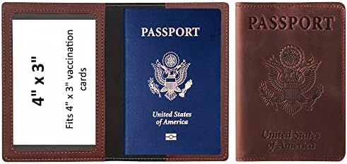 Cıana PU Deri Pasaport Kapağı ve Kart Tutucu Combo İnce Pasaport Tutucu Kart Koruyucu Yuvası ile (Yeşil)