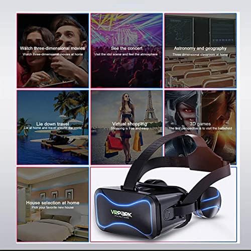 VR Kulaklık ıOS ve Android ile Uyumlu Çocuklar ve Yetişkinler için Evrensel Sanal Gerçeklik Gözlükleri En İyi Mobil Oyunlarınız