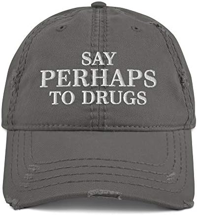 Belki de Uyuşturucu Şapkasına (İşlemeli Sıkıntılı Baba Şapkası) Dare Parodi Dare