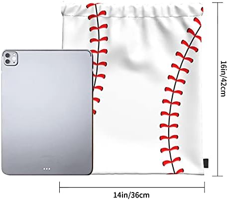 Spor Beyzbol Unisex İpli Spor Çanta Hafif İpli Çanta Ayakkabı Çanta Seyahat için Ayarlanabilir Su Geçirmez Polyester Cinch Çanta
