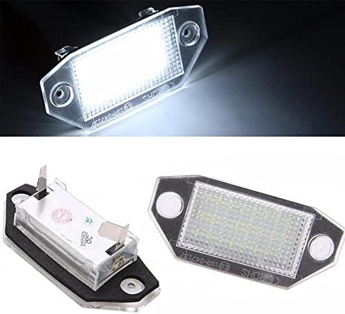 Lufapeach LED Plaka ışık Lambası Meclisi Değiştirme Ford MK3 Mondeo 2000-2007 ile Uyumlu 6500 K