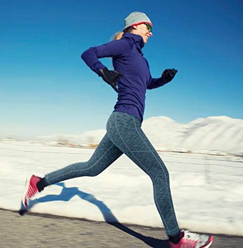 Heathyoga Polar Astarlı Tayt Kadınlar ıçin Yüksek Bel cepli tayt Termal Yoga Pantolon kadın Kış Tayt