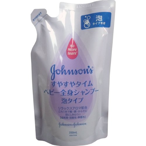 Johnson Yatıştırıcı Zaman Bebek Tüm Vücut Şampuanı Köpük Tipi Dolum 350mlx12 Nokta Seti Doğal Sakin Kombinasyon Zayıf Asit /