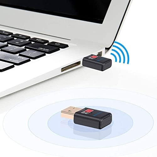 Blueshadow USB WiFi Adaptörü-Dual Band 2.4 G/5G Mini Wi-fi ac Kablosuz Ağ Kartı Dongle Masaüstü Dizüstü PC için Yüksek Kazançlı