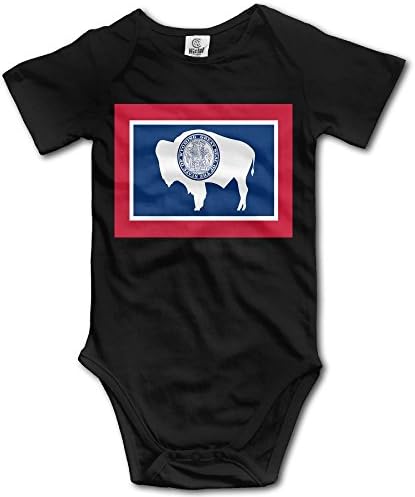 BİR TAKIM Wyoming Eyalet Bayrağı Serin Bebek Onesies Bebek Giysileri Erkek Kız Bodysuit Tulum Tulum Bebek Kıyafetler