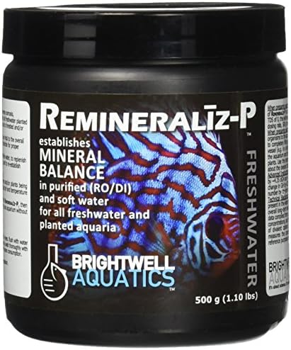 Brightwell Aquatics Remineraliz P - Tatlı Su Akvaryumu Kullanımı için Mineralleri Ters Ozmoz, Deiyonize veya Damıtılmış Suda