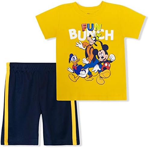 Disney Çocuğun 2 Parçalı Mickey Mouse Tişört ve Kısa Set