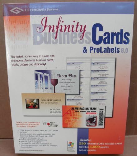 Infinity Kartvizitler ve Prolabeller 8.0 (CD-ROM)