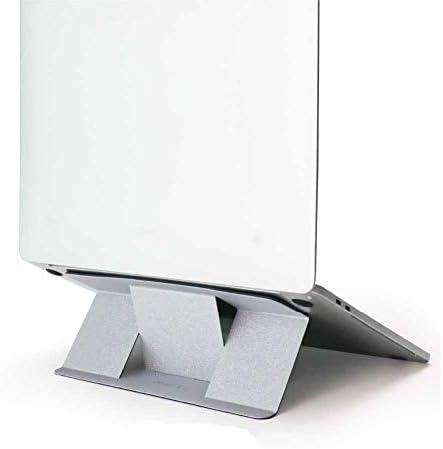 MOFT Görünmez Kompakt Dizüstü Bilgisayar Standı, Yapışkan ve Tekrar Kullanılabilir, Mini Versiyon, 25° Ayarlanabilir Açı, 15.6”