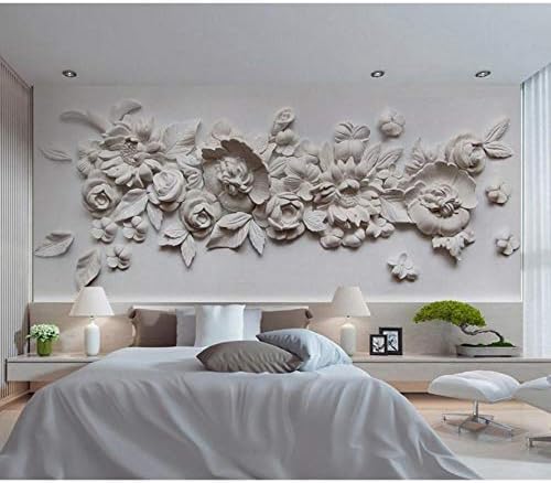 Büyük Duvar Kağıtları Kabartmalı Çiçek Fotoğraf Duvar Kağıdı Duvar Ev Otel Dekor Papel De Parede 3D Kendinden Yapışkanlı Vinil