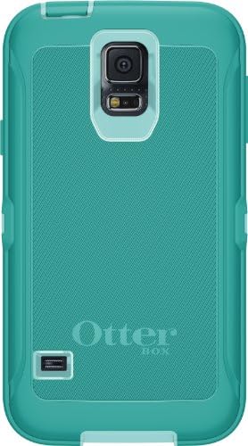Samsung Galaxy S5 için OtterBox Defender Serisi - Perakende Ambalaj - Aqua Sky (Mavi / Açık Deniz Mavisi)